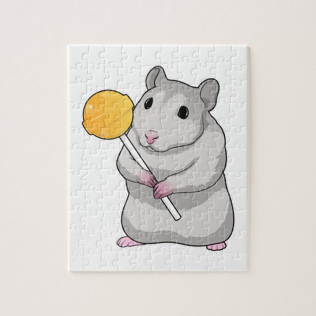 Puzzle Hamster Lollipop (Vertical)