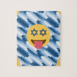 Puzzle hanoukka chanukkah emoji<br><div class="desc">chanukka, chanukkah, emoji, drôle, hannukah, Hanoukka, hanoukka emoji, hanoukka, visage heureux, hébreu, jours fériés, juif, juif, judaïsme, étoile de david, jaune bleu, passover, yom Kippour, rayé, bleu, blanc, pastel - "star de david""emoji juif""hanoukka emoji" kah emoji" emoji emoticon "happy face""vacances juives" "star de david emoji""star de david happy face""rosh hashanah"...</div>