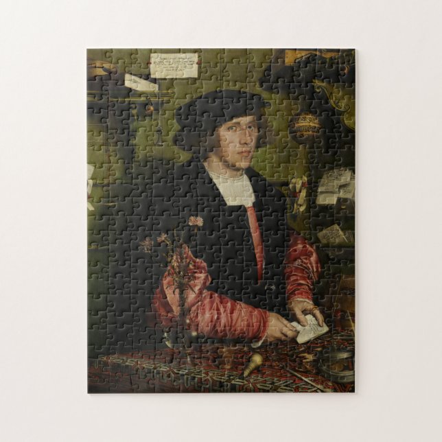 Puzzle Hans Holbein le plus jeune - Le marchand Georg Gis (Vertical)