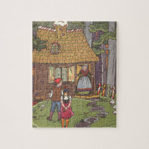 Puzzle Hansel et Gretel, Vintage Fairy Tale par Hauman