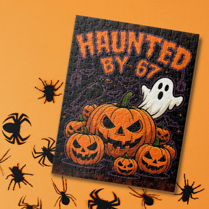 Puzzle Hanté par 67 Fantôme Drôle Et Citrouille Halloween