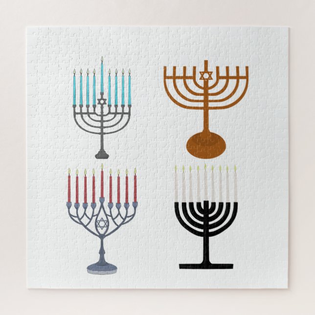 Puzzle Hanukka Judaïsme Juif Religion (Vertical)