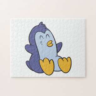Puzzle Happy Baby pingouin   choisir la couleur arrière -