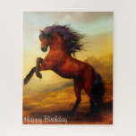 Puzzle Happy Birthday<br><div class="desc">Happy Birthday.Jigsaws Horses and Foals, These Jigsaws are made of sturdy cardboard and mounted on chipboard, these puzzles are printed in vivid and full colour. For hours of puzzle enjoyment, give a custom puzzle as a gift today! Size from: 11" x 14" (252 pieces) Up to: super size 20" x...</div>