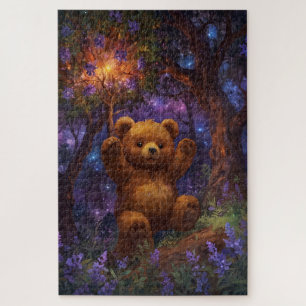 Puzzle Happy Forest Teddy Bear Art
