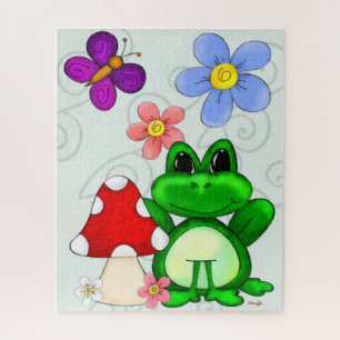 Puzzle Happy Frog