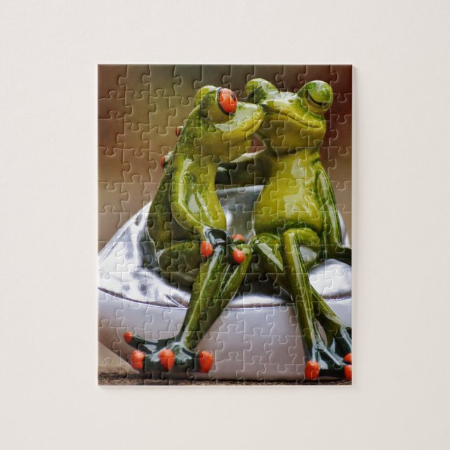 Puzzle Happy Frogs (Vertical)