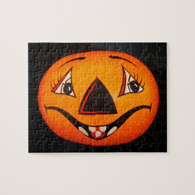 Puzzle Happy Jack O’ Lantern Halloween (Horizontal)
