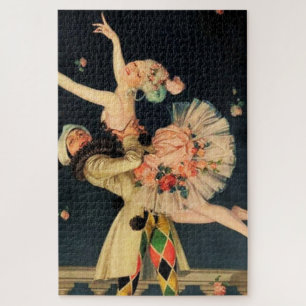 Puzzle « Harlequin et Columbine » par FX Leyendecker