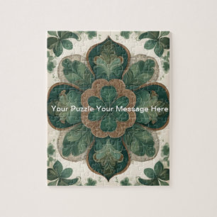 Puzzle Harmonie celtique : Shamrock Mandala