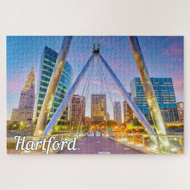 Puzzle Hartford, Connecticut, États-Unis (Horizontal)