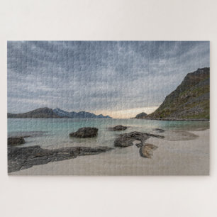 Puzzle Haukland Beach Lofoten