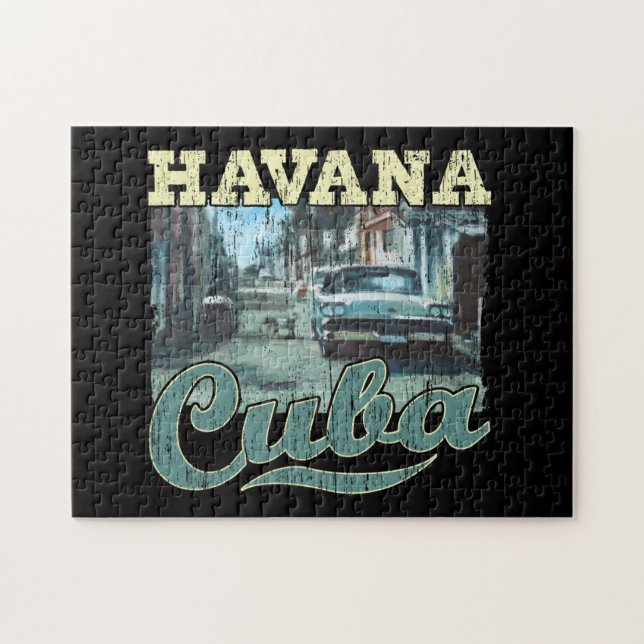 Puzzle Havana Cuba Graffiti Street Art - Love Habana (Horizontal)