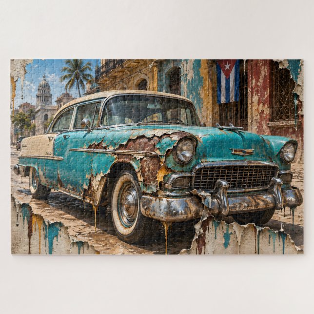 Puzzle Havana Dreams, Chrome Rouillé (Horizontal)