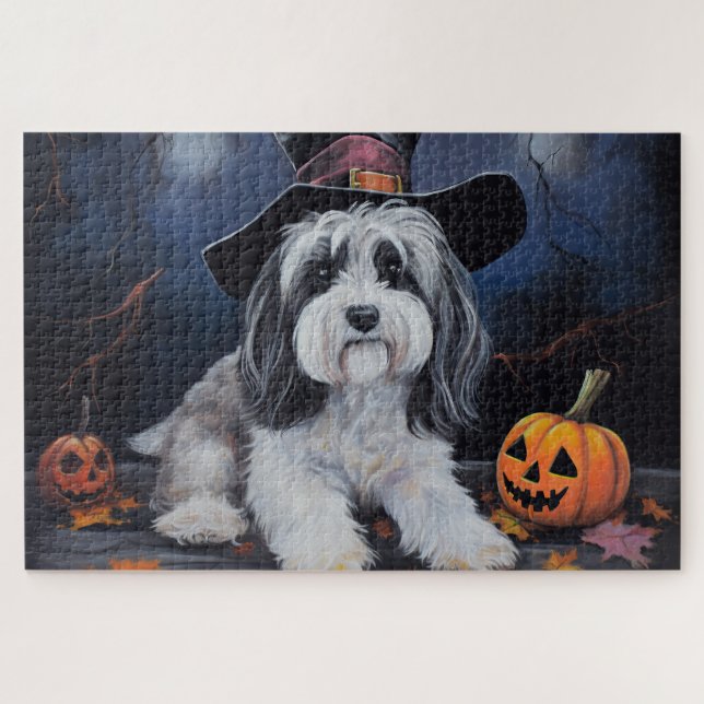 Puzzle Havanais Citrouilles Halloween Épouvantable (Horizontal)