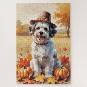 Puzzle Havanais dans l'art de feuilles d'automne de Thank