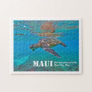 Puzzle hawaïen de "Honu" de tortue de mer verte