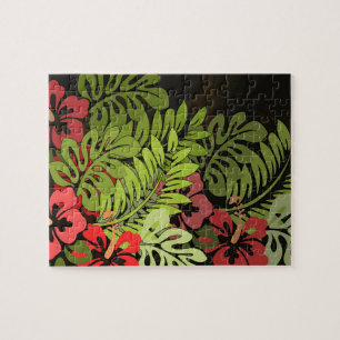 Puzzle Hawaii Aloha Flower Art Print