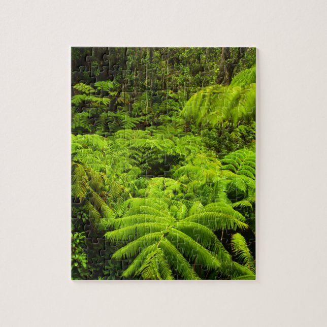 Puzzle Hawaii, Grande Ile, Verdure tropicale luxuriante à (Vertical)