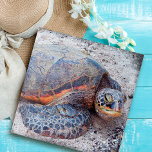 Puzzle Hawaii Honu Sea Turtle Photo Design Coloré<br><div class="desc">Les tortues de mer savent certainement se détendre au soleil. Retournez aux brises chaudes des îles Hawaiiennes chaque fois que vous passez du temps à travailler sur ce magnifique, magnifique, coloré honu tortue de mer gros plan photo puzzle. Fait un grand cadeau pour quelqu'un spécial! Vient dans une boîte cadeau...</div>