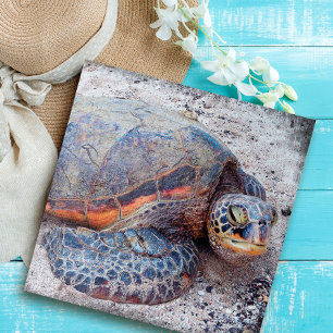Puzzle Hawaii Honu Sea Turtle Photo Design Coloré