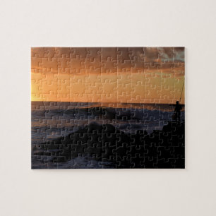Puzzle Hawaii Sunset Surf Fishing - 8x10 - 110 pcs.