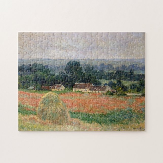 Puzzle Haystack de Giverny Monet Fine Art (Horizontal)