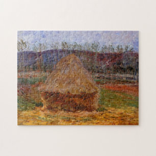 Puzzle Haystack in Giverny Monet Fine Art