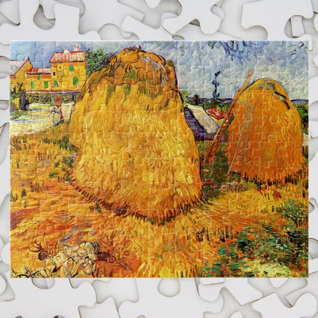 Puzzle Haystacks en Provence par Vincent van Gogh (Créateur téléchargé)