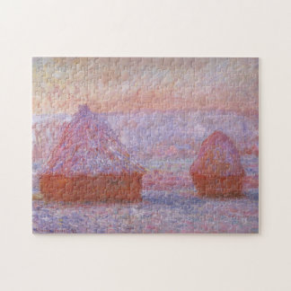 Puzzle Haystacks Giverny effet du matin Monet Fine Art