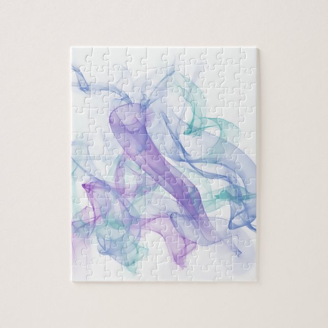 Puzzle Haze violet Abstrait (Vertical)