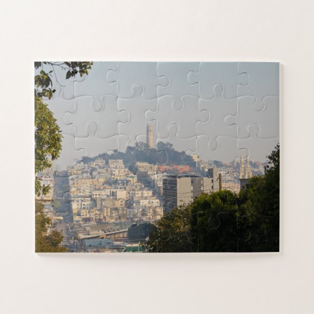 Puzzle Hazy Coit Tower, San Francisco, Californie (Horizontal)