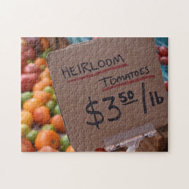 Puzzle Heirloom Tomates Greenmarket New York Photographie (Horizontal)
