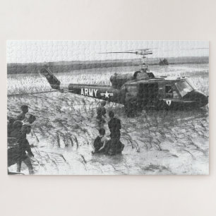 Puzzle Hélicoptère UH-1 Huey de l'ère de la guerre du Vie