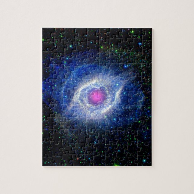 Puzzle Helix Nebula Œil de Dieu Photo spatiale en ultravi (Vertical)