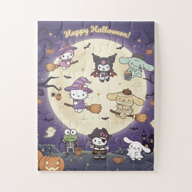 Puzzle Hello Kitty And Friends Halloween (Vertical)
