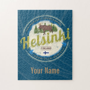 Puzzle Helsinki capitale de l'orignal Finlande souvenir v