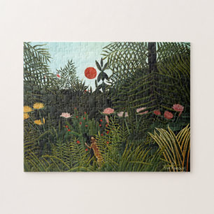 Puzzle Henri Rousseau Forêt vierge Paysage Botanique