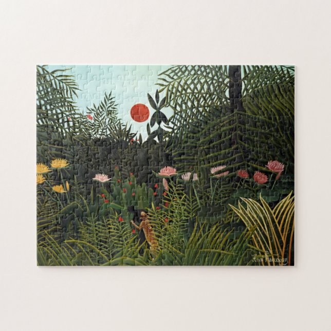 Puzzle Henri Rousseau Forêt vierge Paysage Botanique (Horizontal)