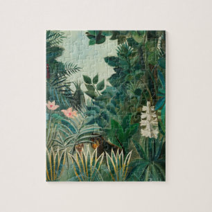 Puzzle Henri Rousseau, Jungle équatoriale Tropique Vint