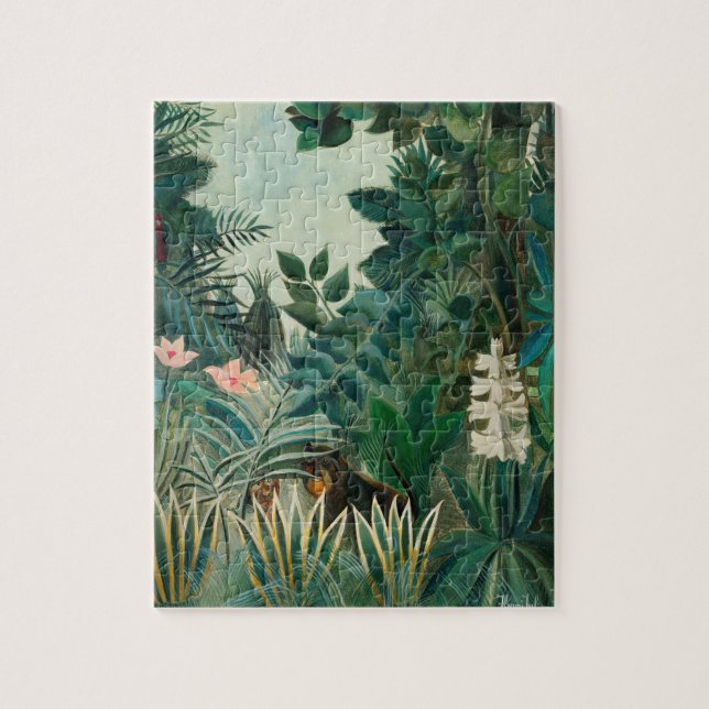 Puzzle Henri Rousseau, Jungle équatoriale | Tropique Vint (Vertical)