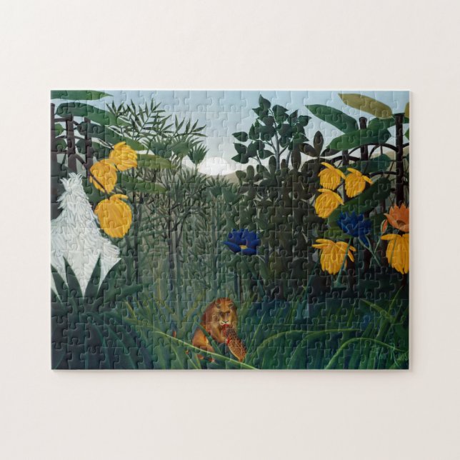 Puzzle Henri Rousseau La refonte du Ga botanique du Lion (Horizontal)