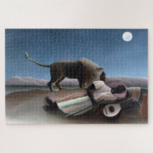 Puzzle Henri Rousseau L'Affiche Gitane Dormante