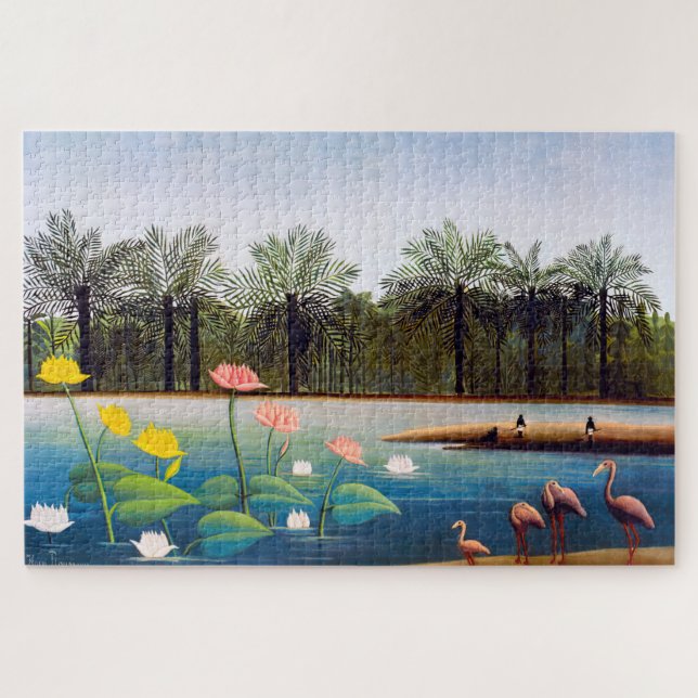 Puzzle Henri Rousseau - Les Flamants roses (Horizontal)