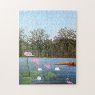 Puzzle Henri Rousseau - Les Flamants roses