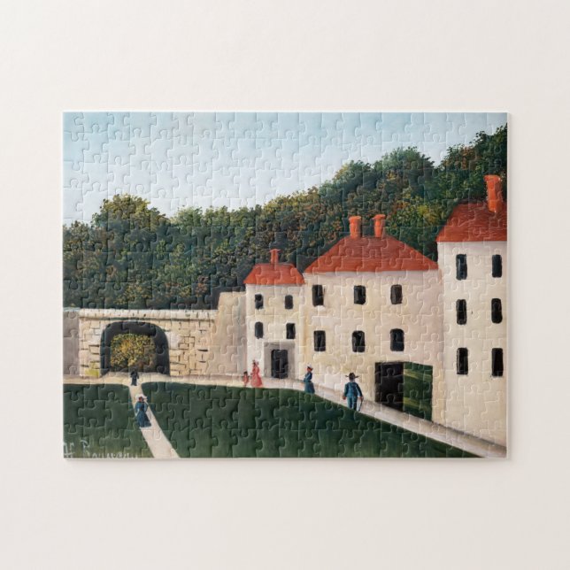 Puzzle Henri Rousseau - Promeneurs dans un parc (Horizontal)