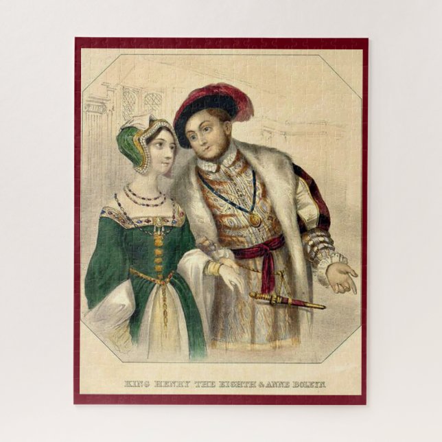 Puzzle Henri VIII et Anne Boleyn (Vertical)