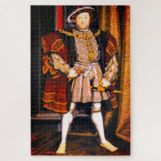 Puzzle Henry VIII Tudors Histoire King England six femmes (Vertical)