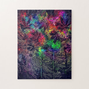 Puzzle Herbal Mosaic Heart