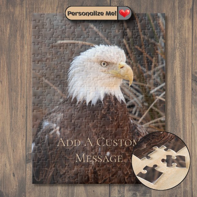 Puzzle Herbe de l'Aigle chauve (Bald Eagle Grass Jigsaw Puzzle)